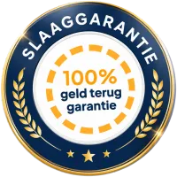 Slaaggarantie: 100% geld-terug-garantie